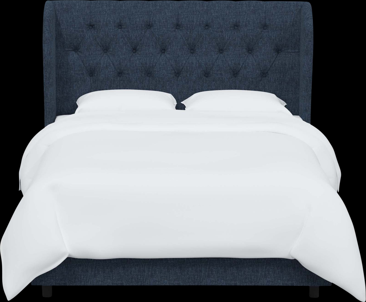 Aleta Blue King Bed - Thumbnail - Image 2