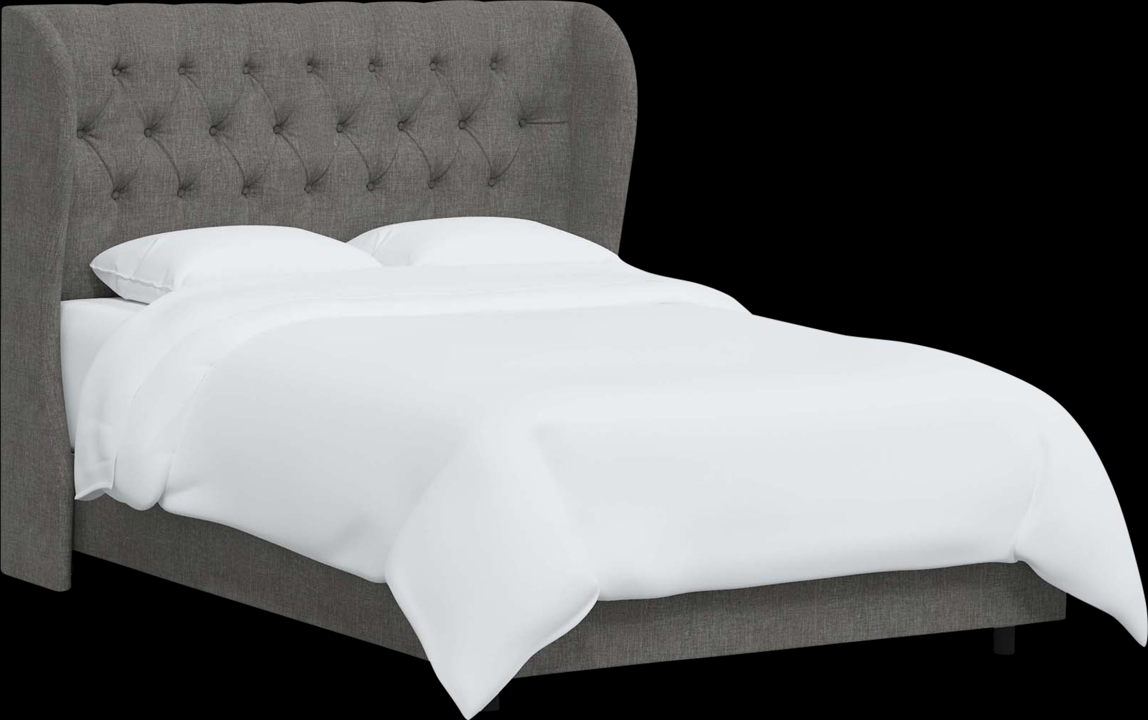 Aleta Gray Full Bed - Thumbnail - Image 1