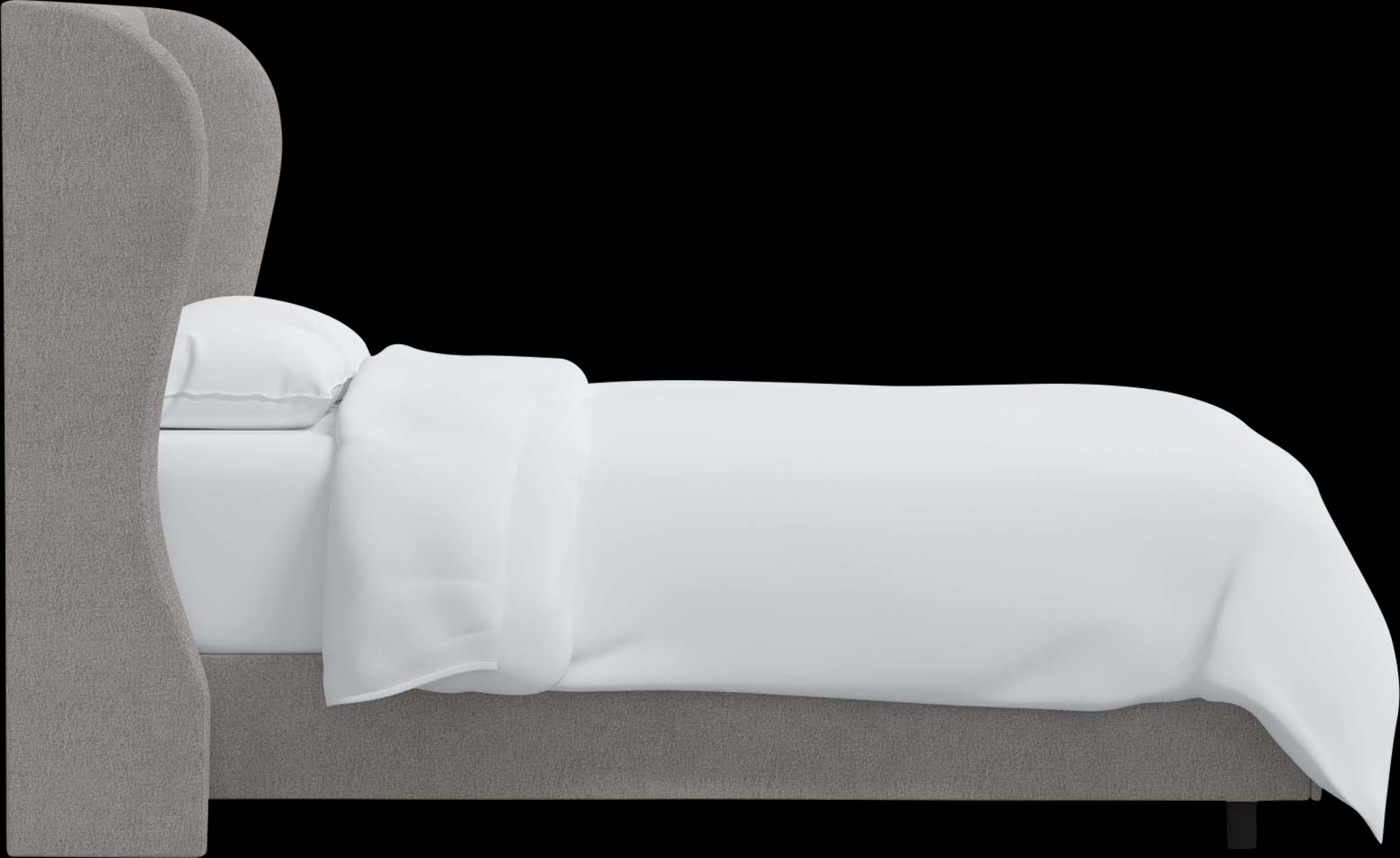 Aleta Light Gray King Bed - Thumbnail - Image 3