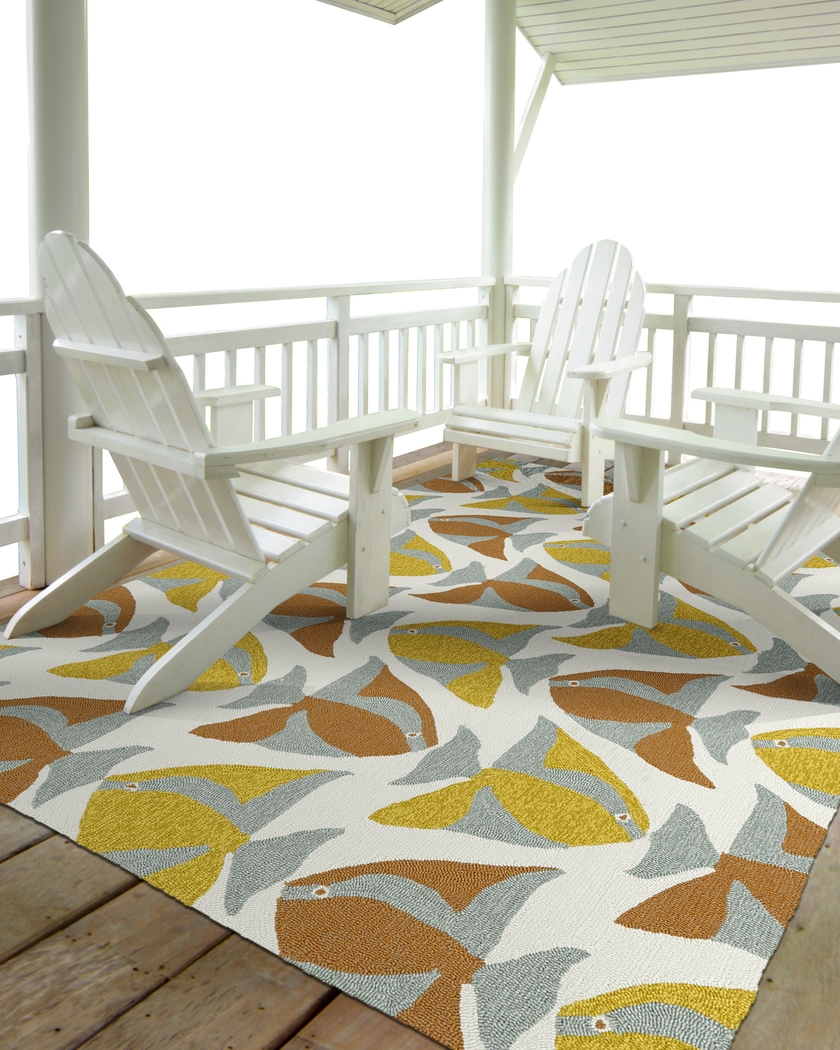 Aletta Brown 7'6 x 9' Indoor/Outdoor Rug - Thumbnail - Image 2