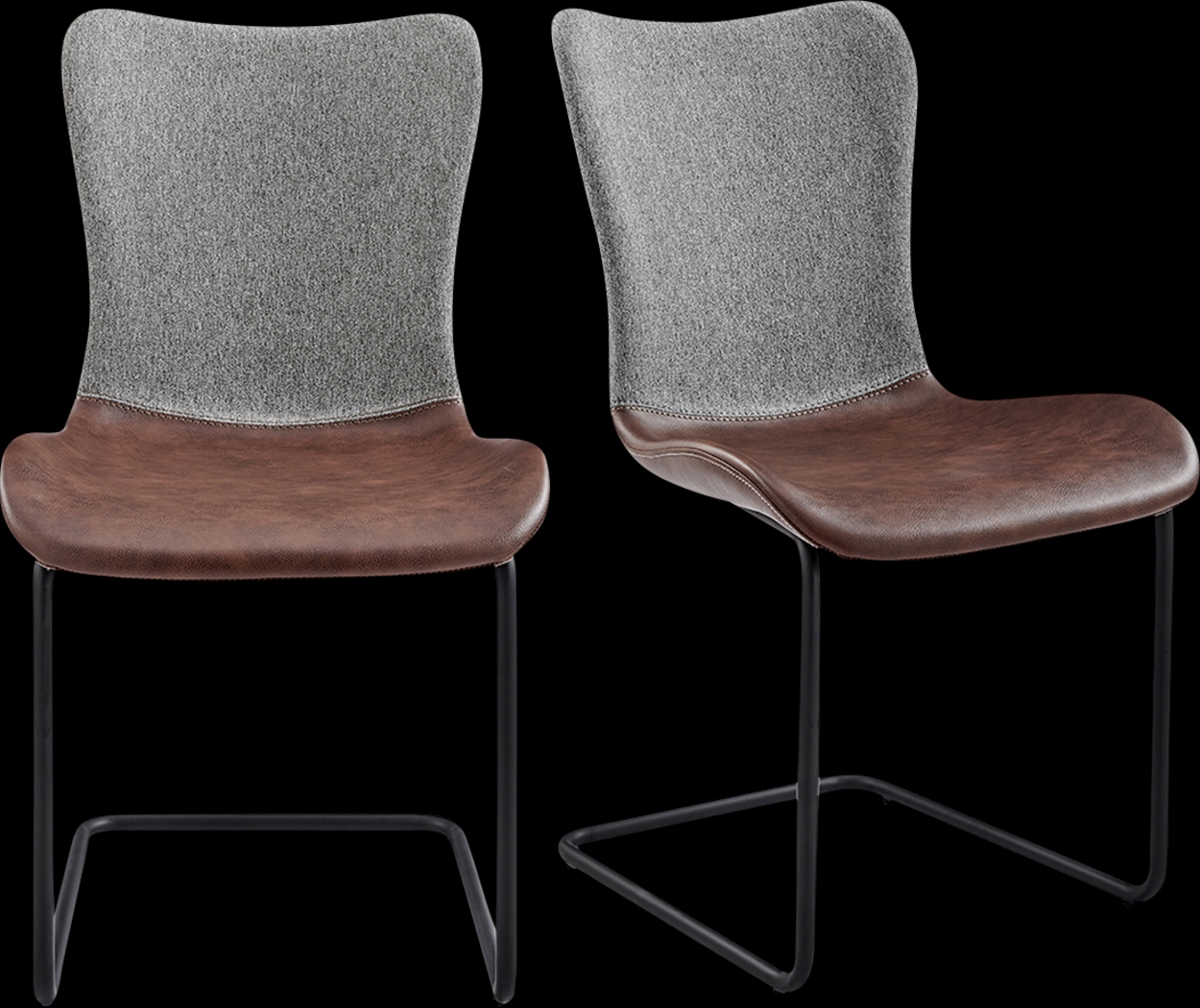 Alewine Light Brown Dining Chair, Set of 2 - Thumbnail - Image 1