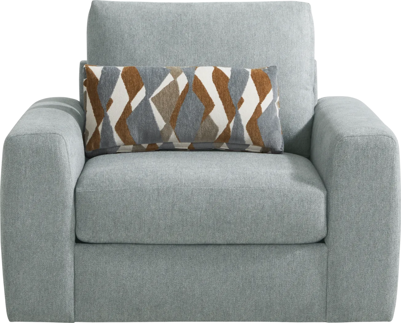 Alexander Blue Swivel Chair - Thumbnail - Image 2