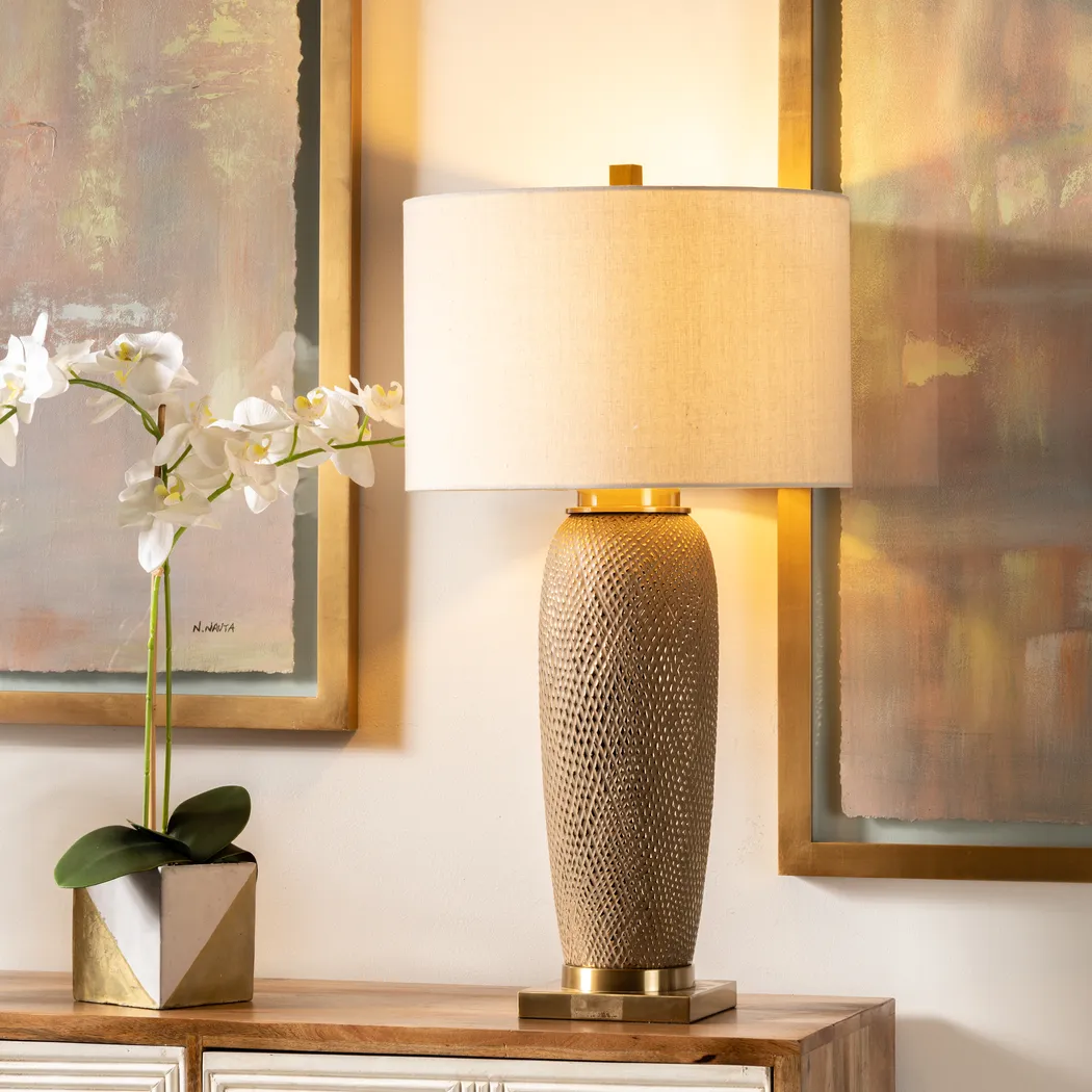 Alexander Court Gold Lamp - Thumbnail - Image 3