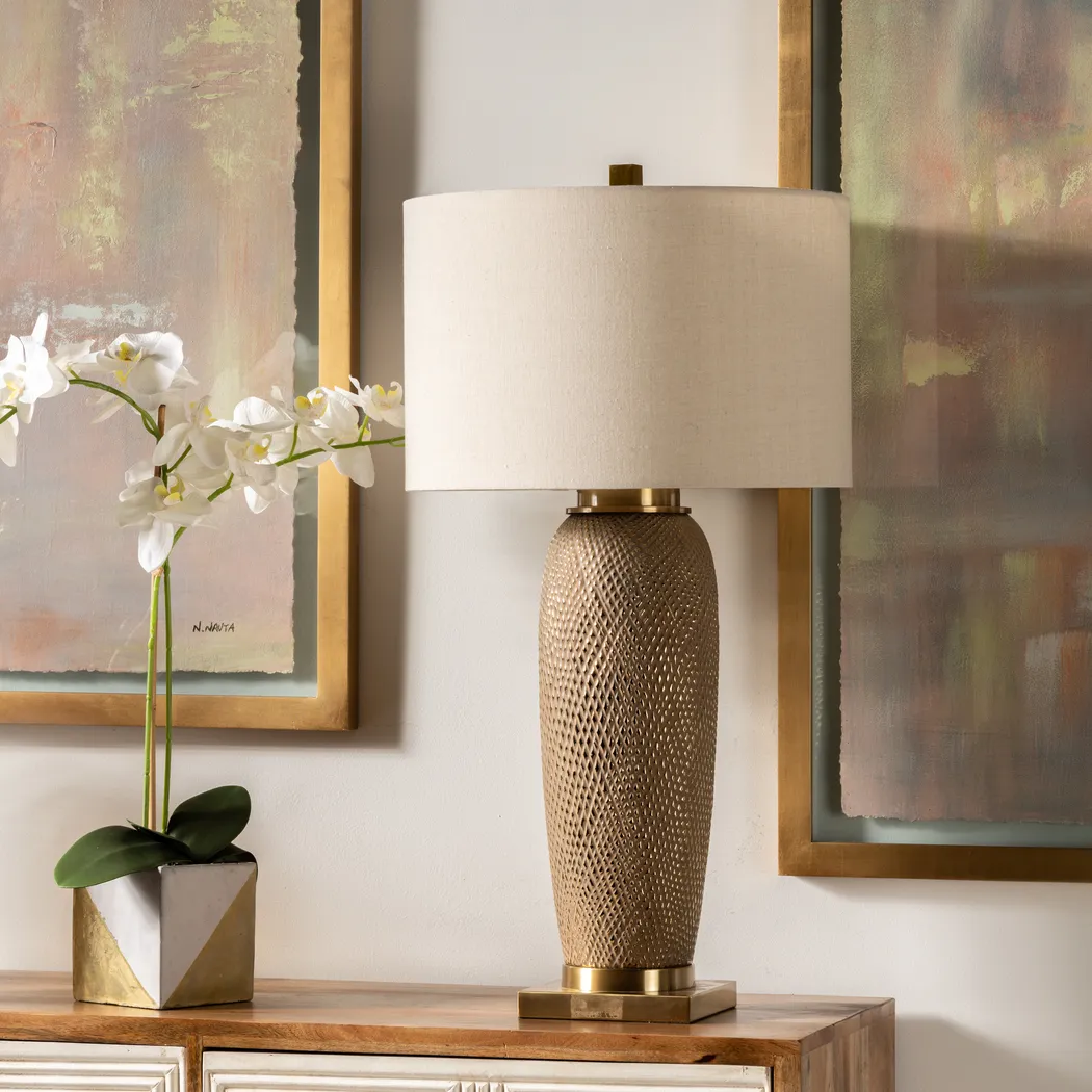 Alexander Court Gold Lamp - Thumbnail - Image 4