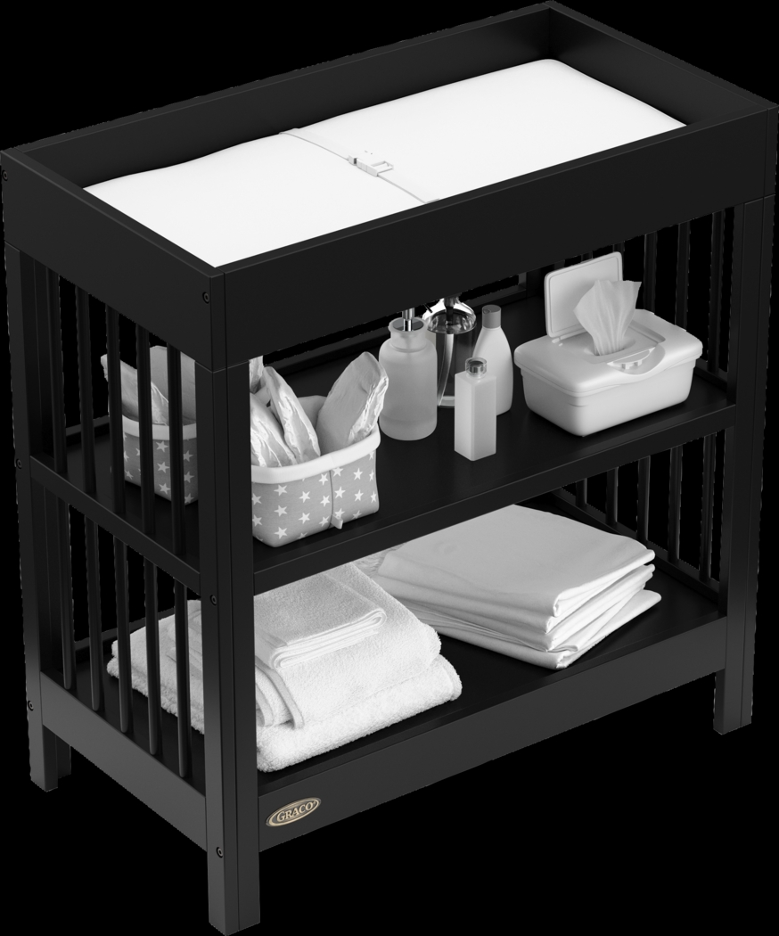 Kids Alexei Black Changing Table - Thumbnail - Image 4