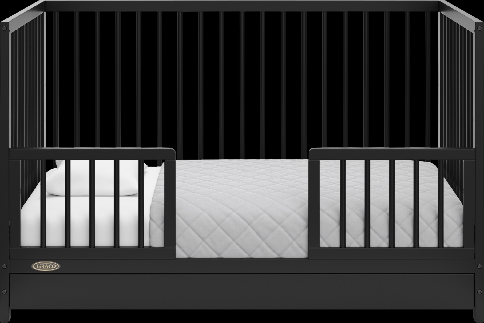 Alexei Black Convertible Crib - Thumbnail - Image 5