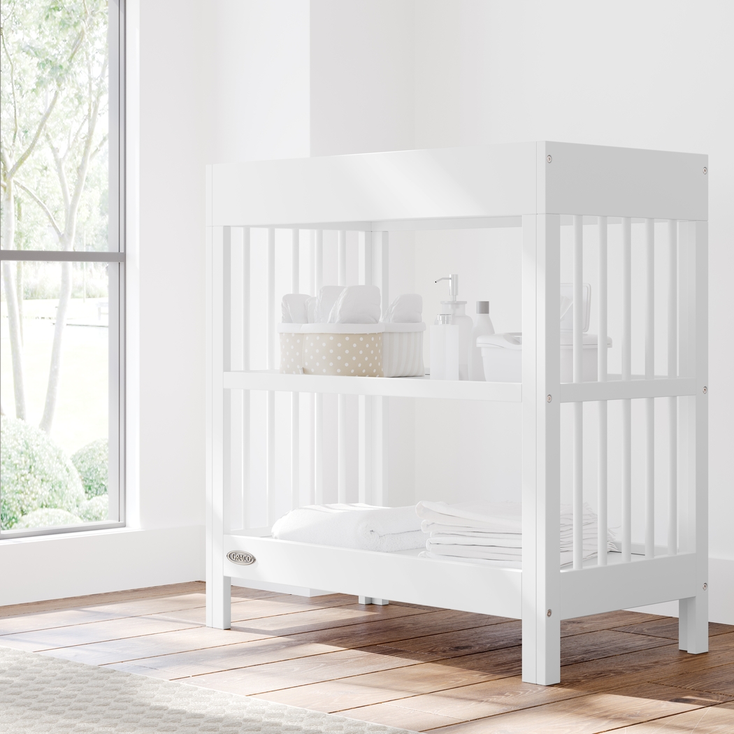 Kids Alexei White Changing Table - Thumbnail - Image 2