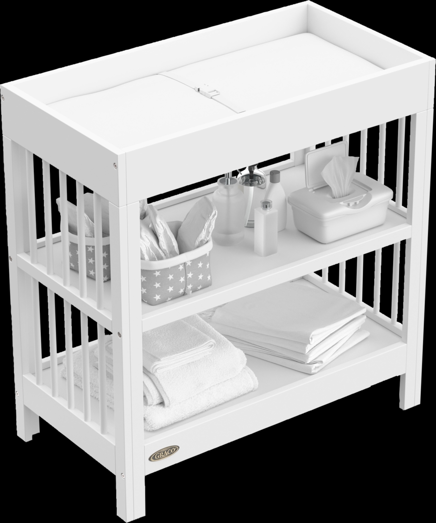 Kids Alexei White Changing Table - Thumbnail - Image 4