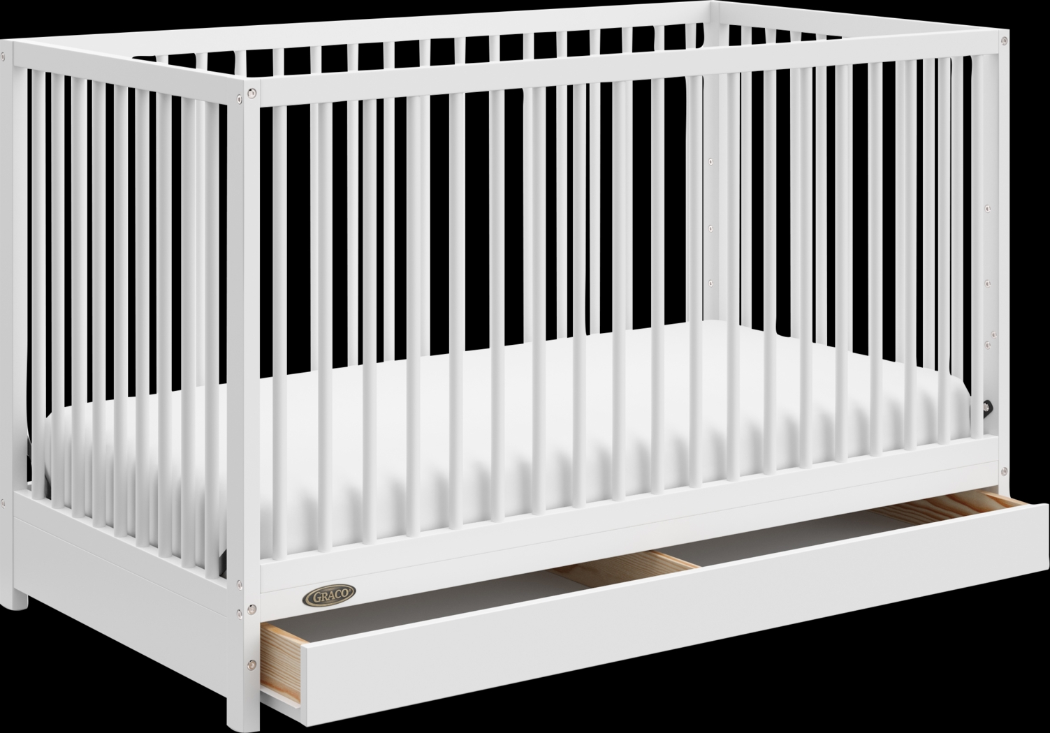 Alexei White Convertible Crib - Thumbnail - Image 11