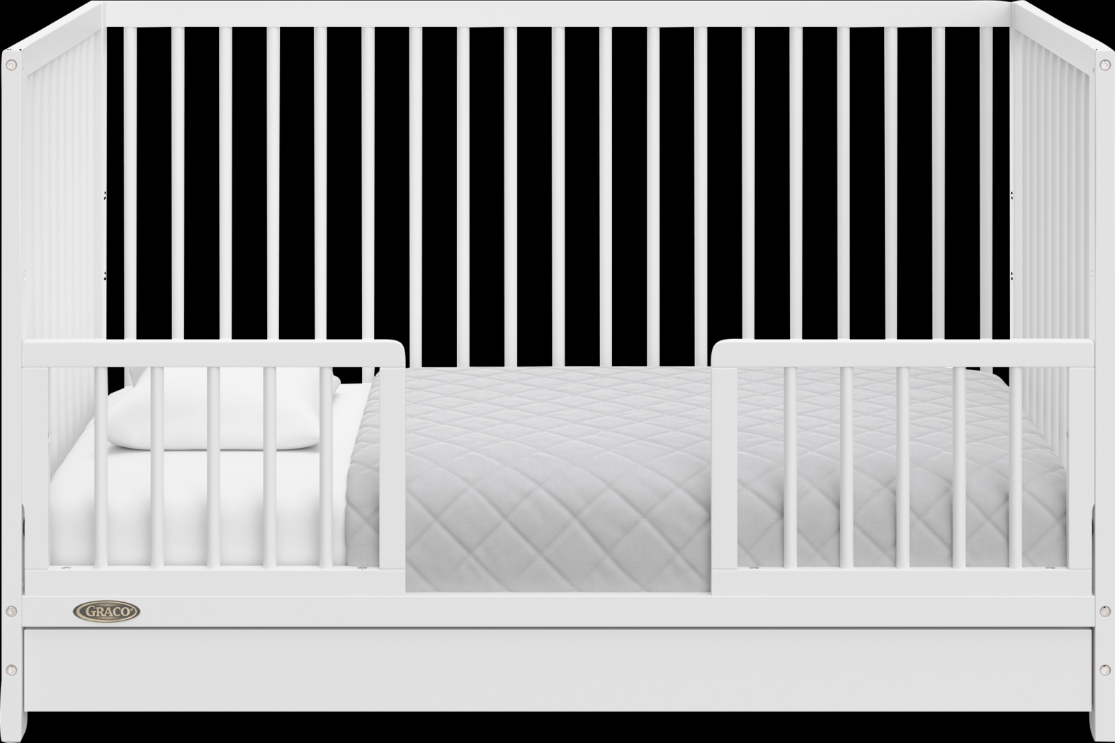Alexei White Convertible Crib - Thumbnail - Image 5