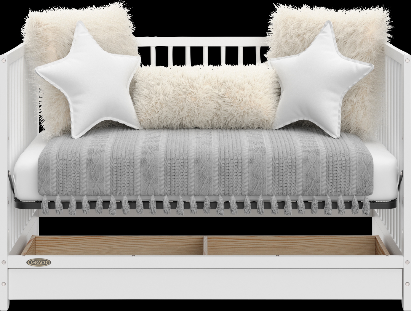 Alexei White Convertible Crib - Thumbnail - Image 6