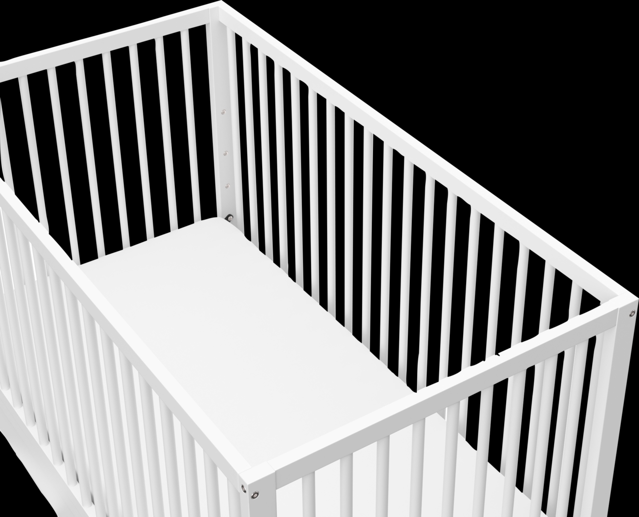 Alexei White Convertible Crib - Thumbnail - Image 10