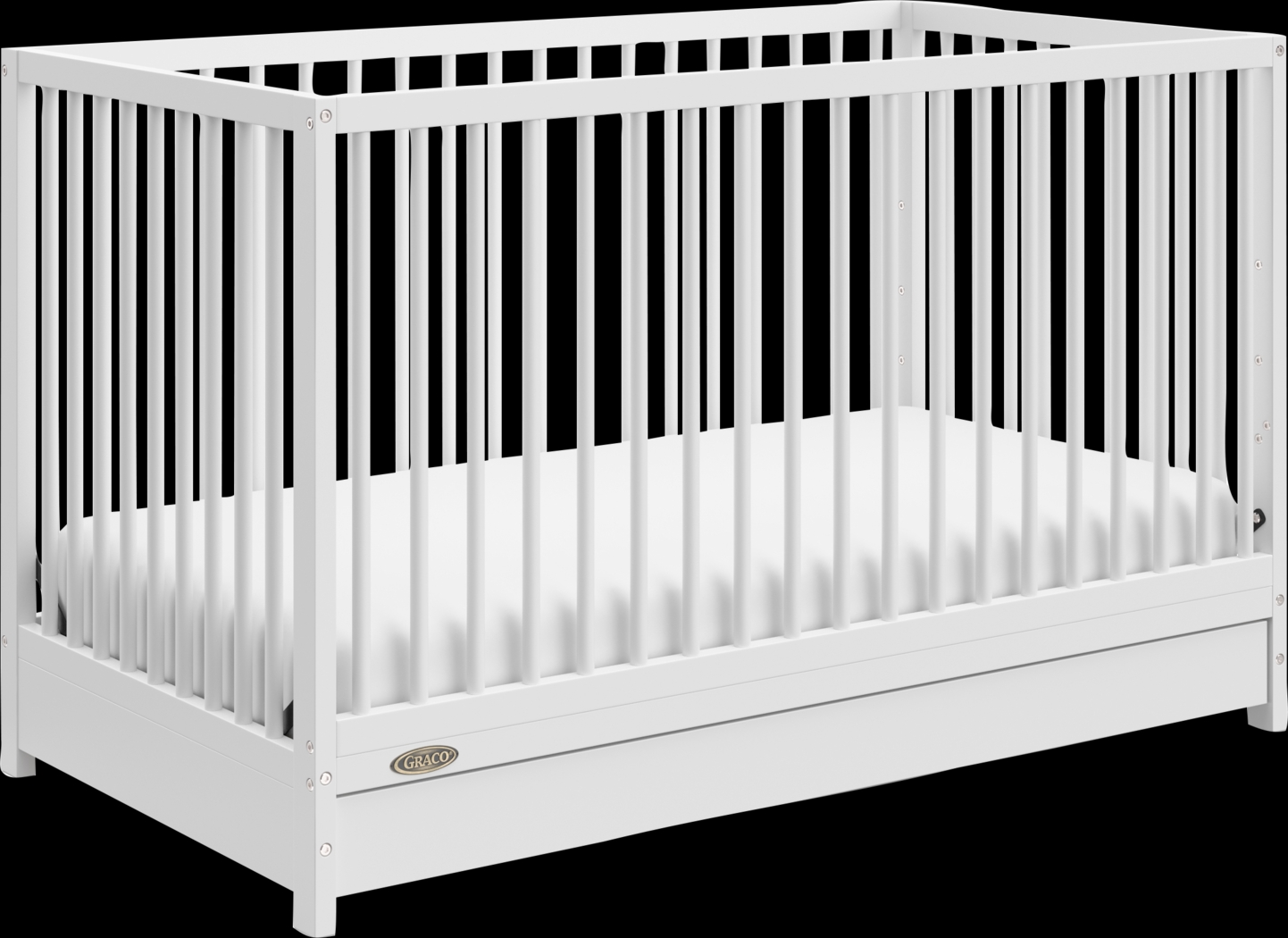 Alexei White Convertible Crib - Thumbnail - Image 1