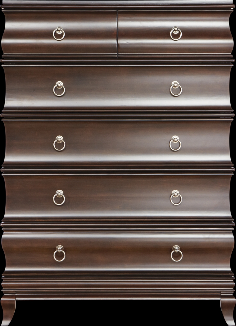 Alexi Cherry 8 Pc King Bedroom with Cream Inset - Thumbnail - Image 9