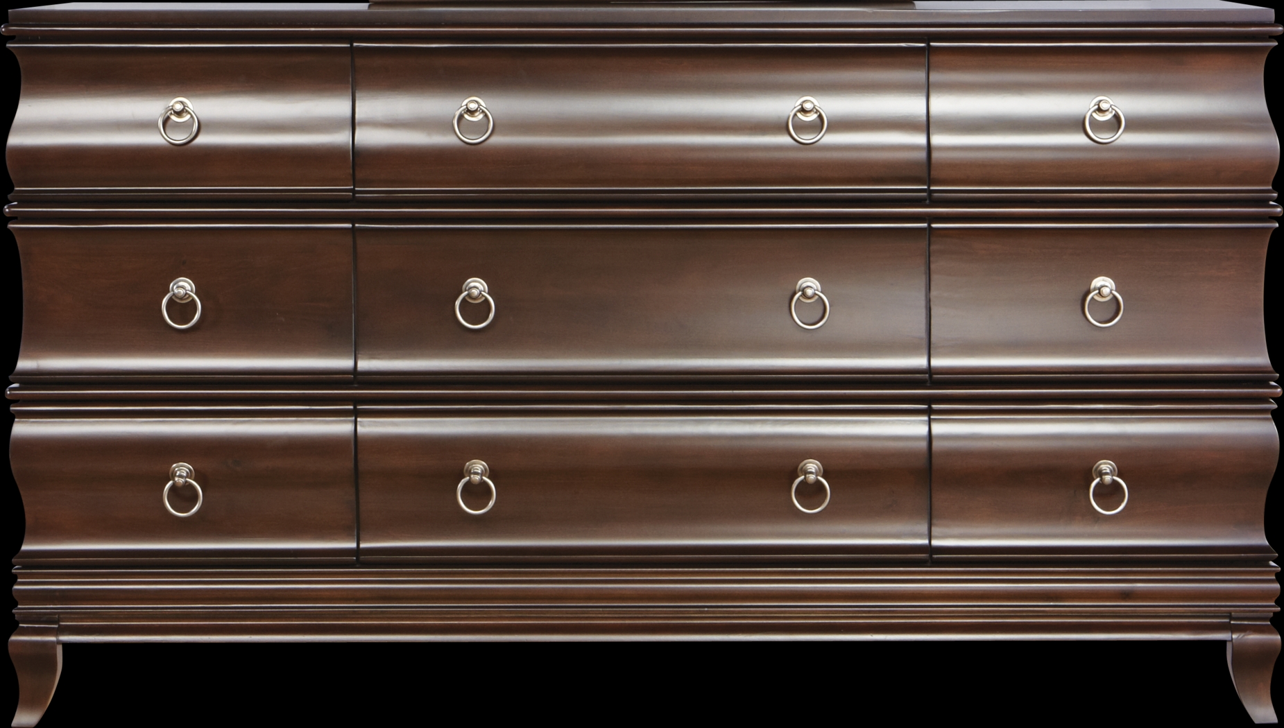 Alexi Cherry 8 Pc King Bedroom with Cream Inset - Thumbnail - Image 6