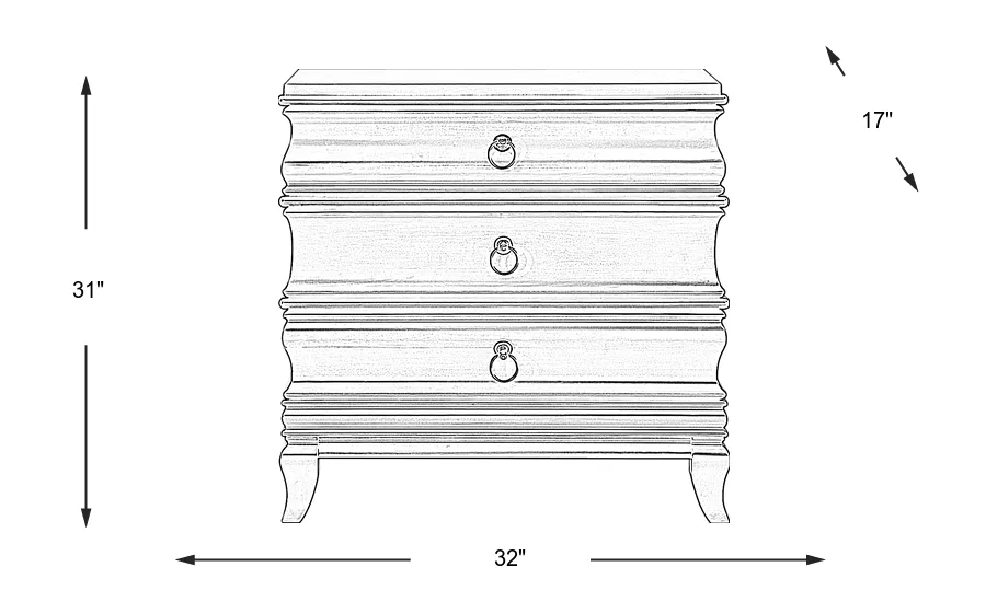 Dimension Image. Please refer to the Dimension Tab on this page for dimension details.