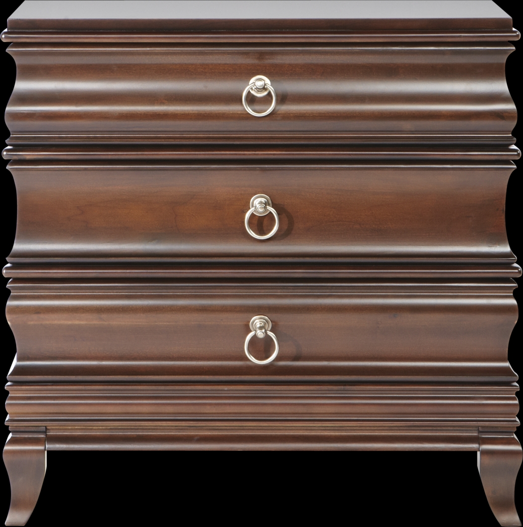 Alexi Cherry 8 Pc King Bedroom with Cream Inset - Thumbnail - Image 10