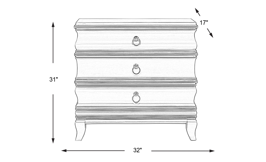 Dimension Image. Please refer to the Dimension Tab on this page for dimension details.