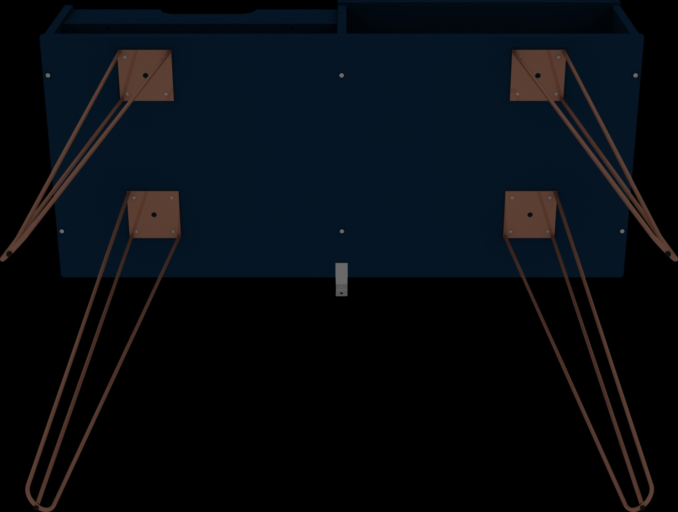 Alexito Blue Sofa Table - Thumbnail - Image 5