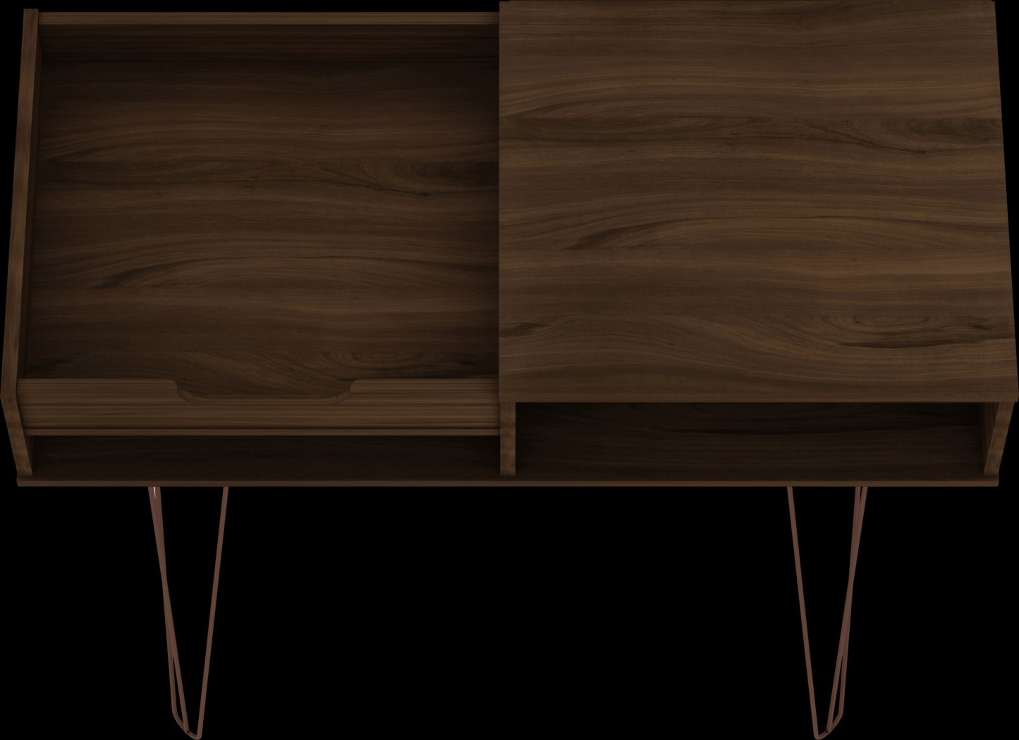 Alexito Brown Sofa Table - Thumbnail - Image 4
