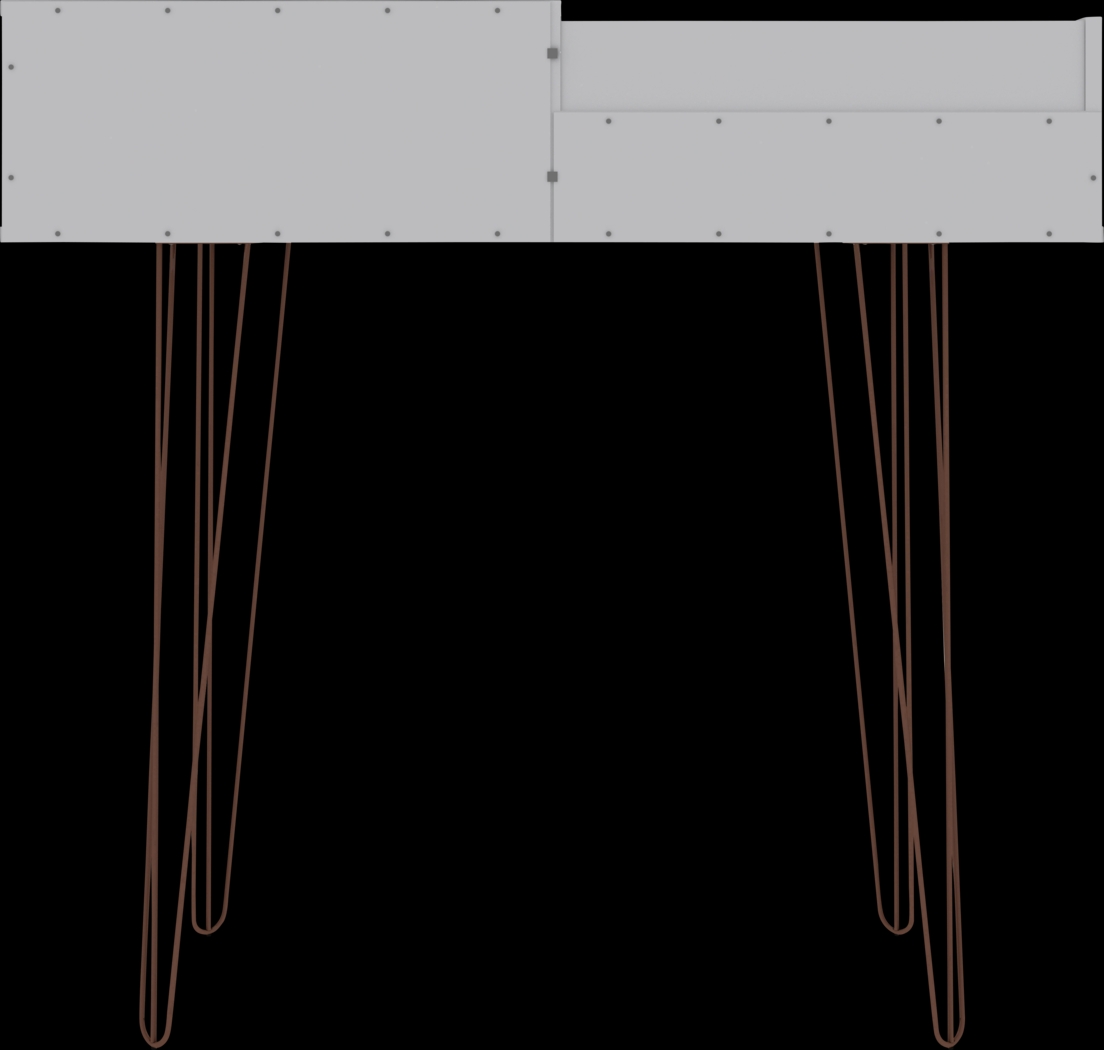 Alexito White Sofa Table - Thumbnail - Image 3