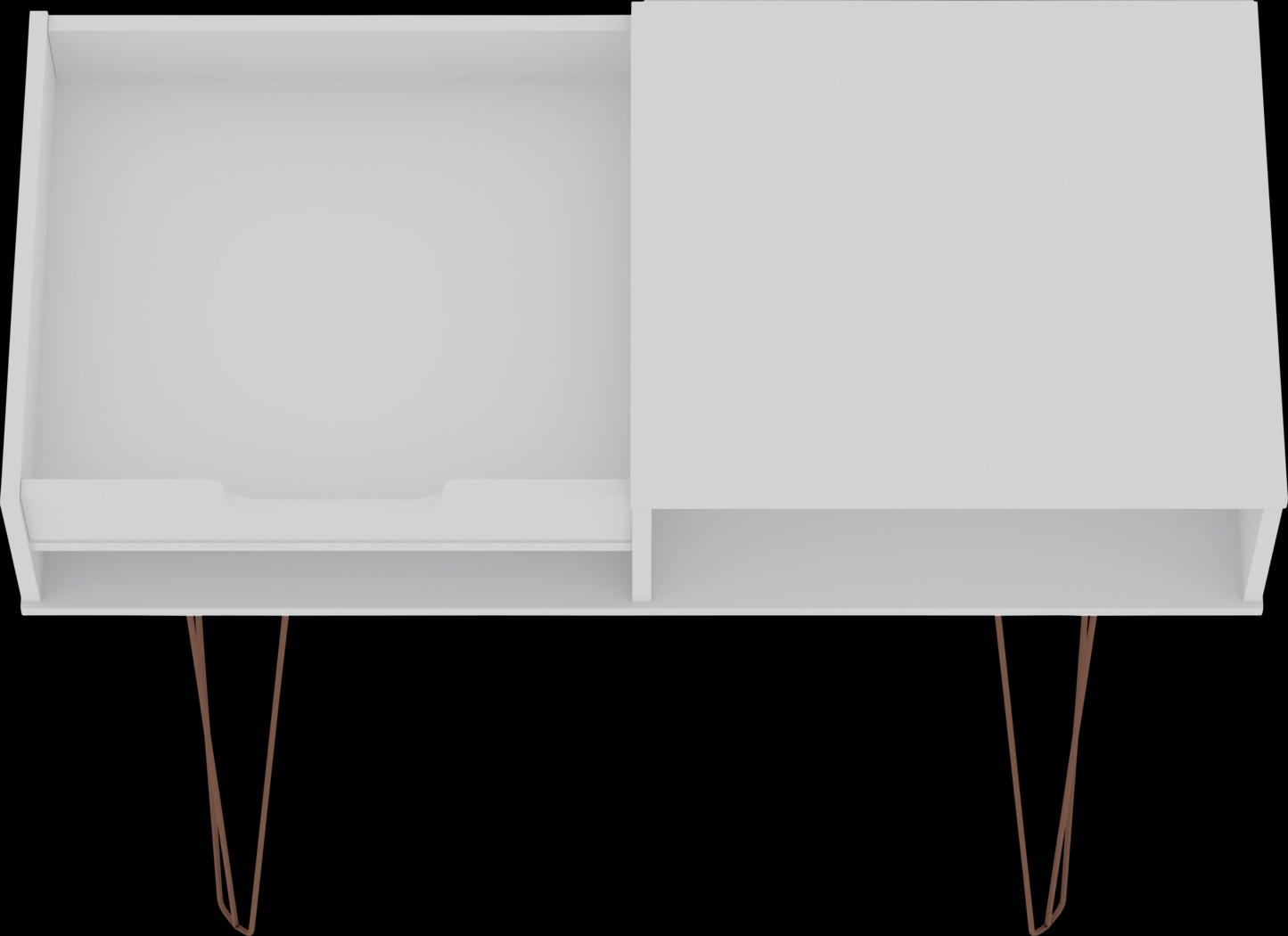 Alexito White Sofa Table - Thumbnail - Image 4