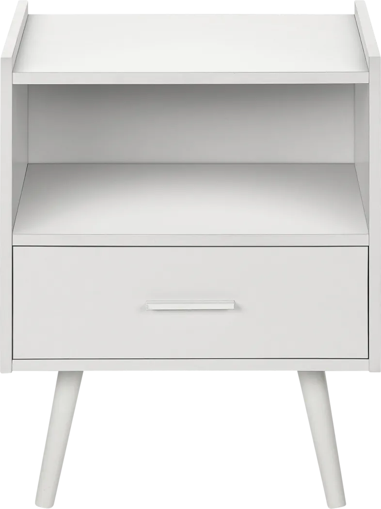 Alfaro White End Table - Thumbnail - Image 4