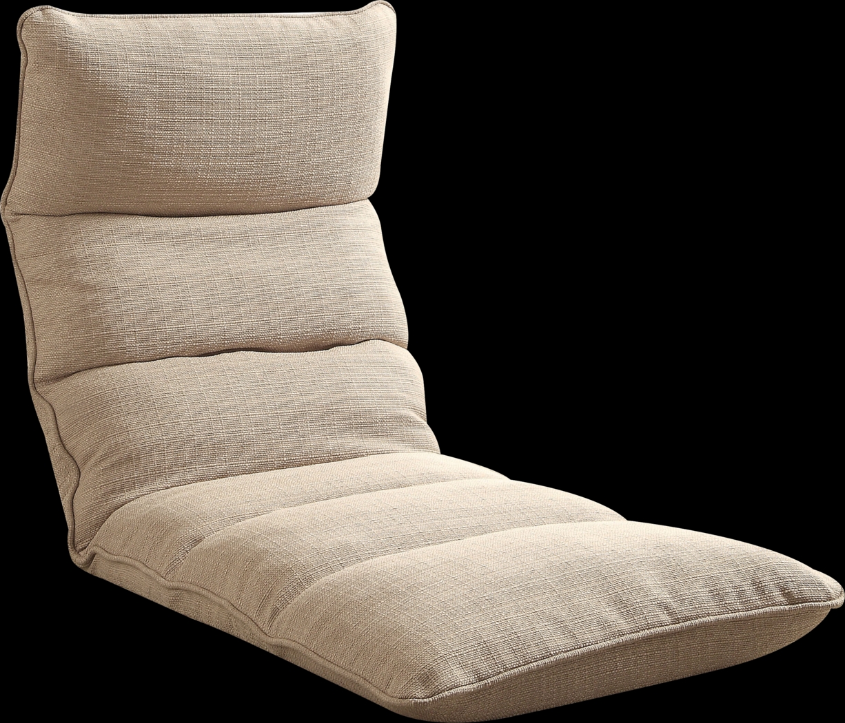 Alfie Beige Gaming Lounge Chair - Thumbnail - Image 1