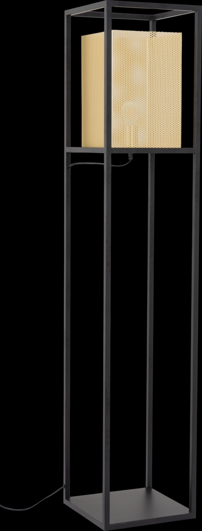 Alfonzo Lane Black Floor Lamp - Thumbnail - Image 2