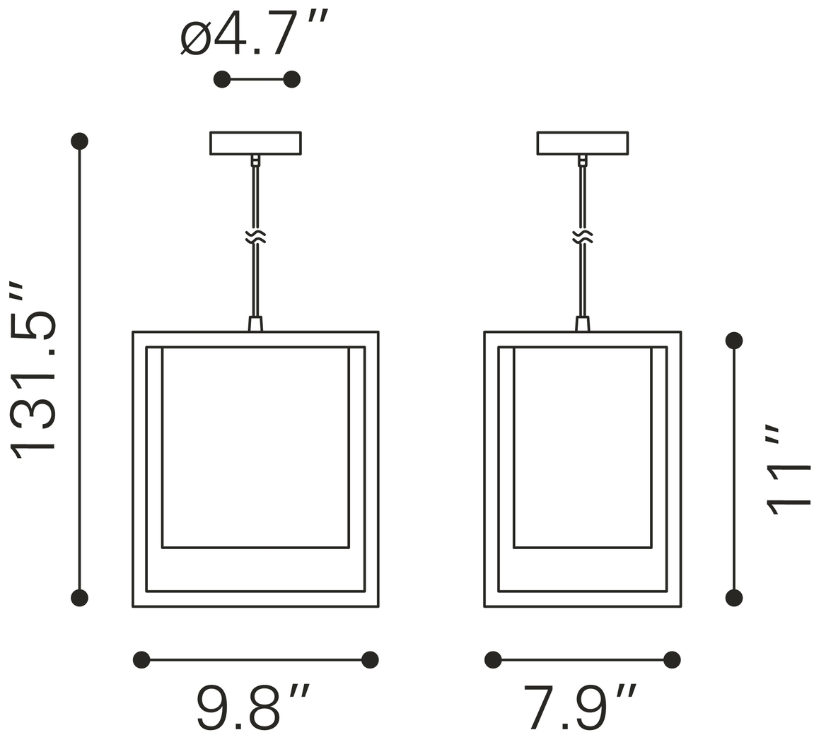 Alfonzo Lane Black Pendant - Thumbnail - Image 7