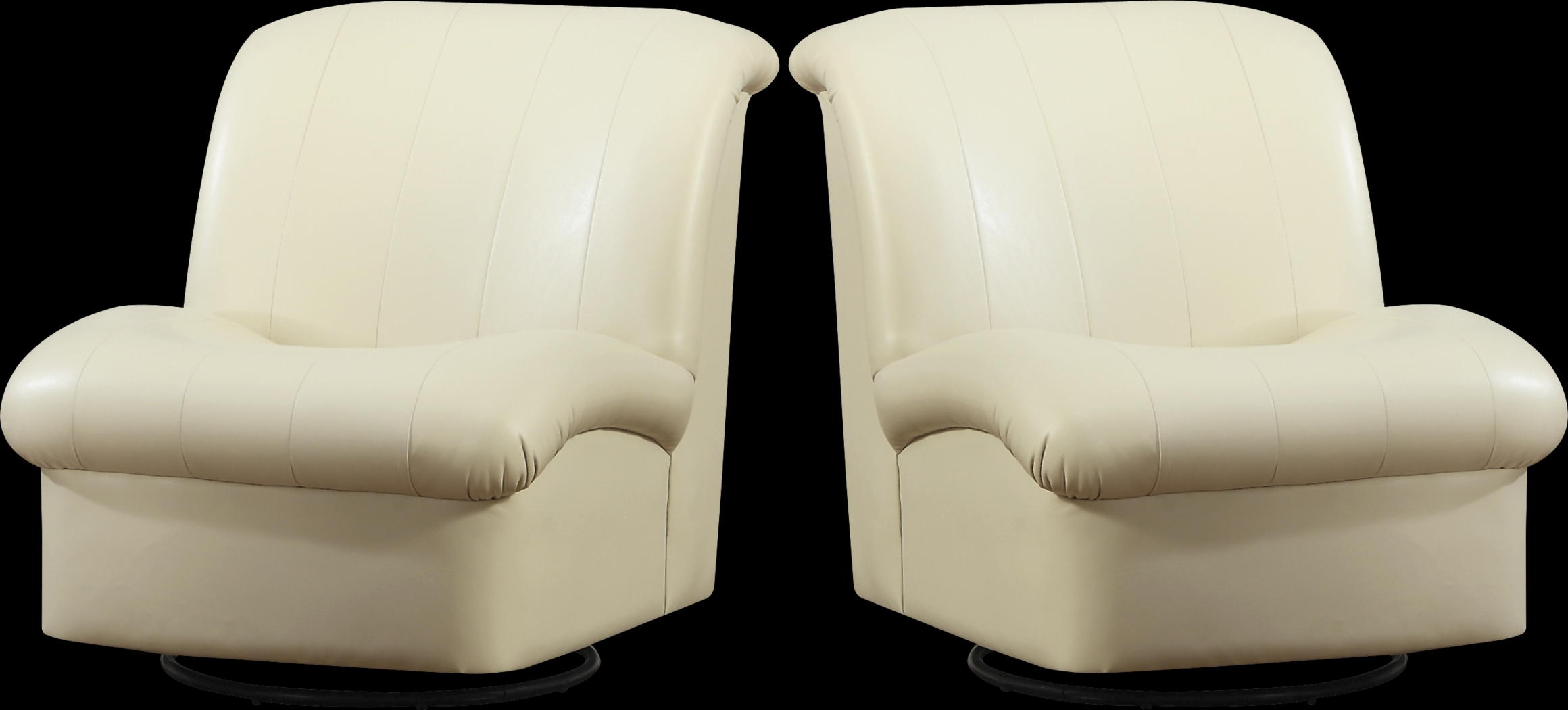 Alfredo Stone Swivel Glider Chairs - Set of 2 - Thumbnail - Image 1