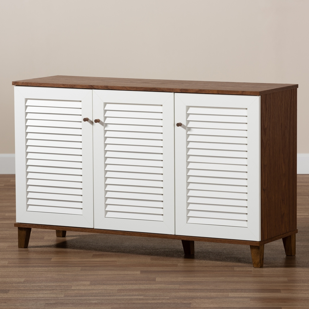 Algarin Brown Large Accent Cabinet - Thumbnail - Image 9