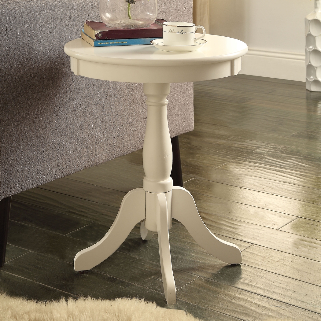 Alger White Accent Table - Thumbnail - Image 2
