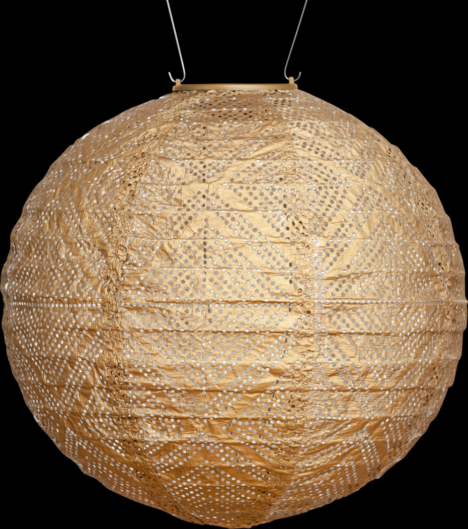 Aliana Bronze Outdoor Solar Lantern - Thumbnail - Image 1