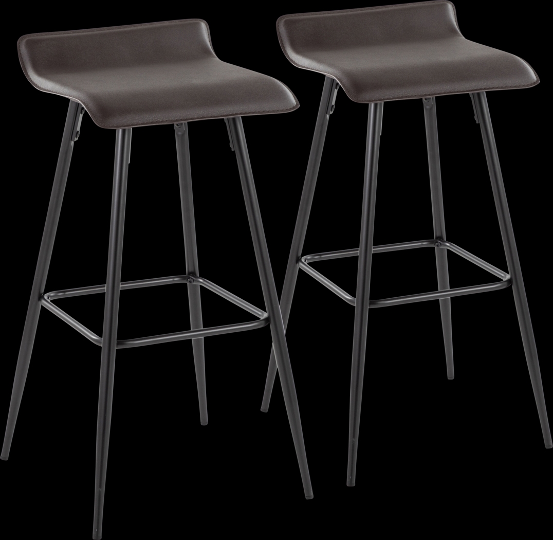 Aliceanna Espresso Barstool, Set of 2 - Thumbnail - Image 1