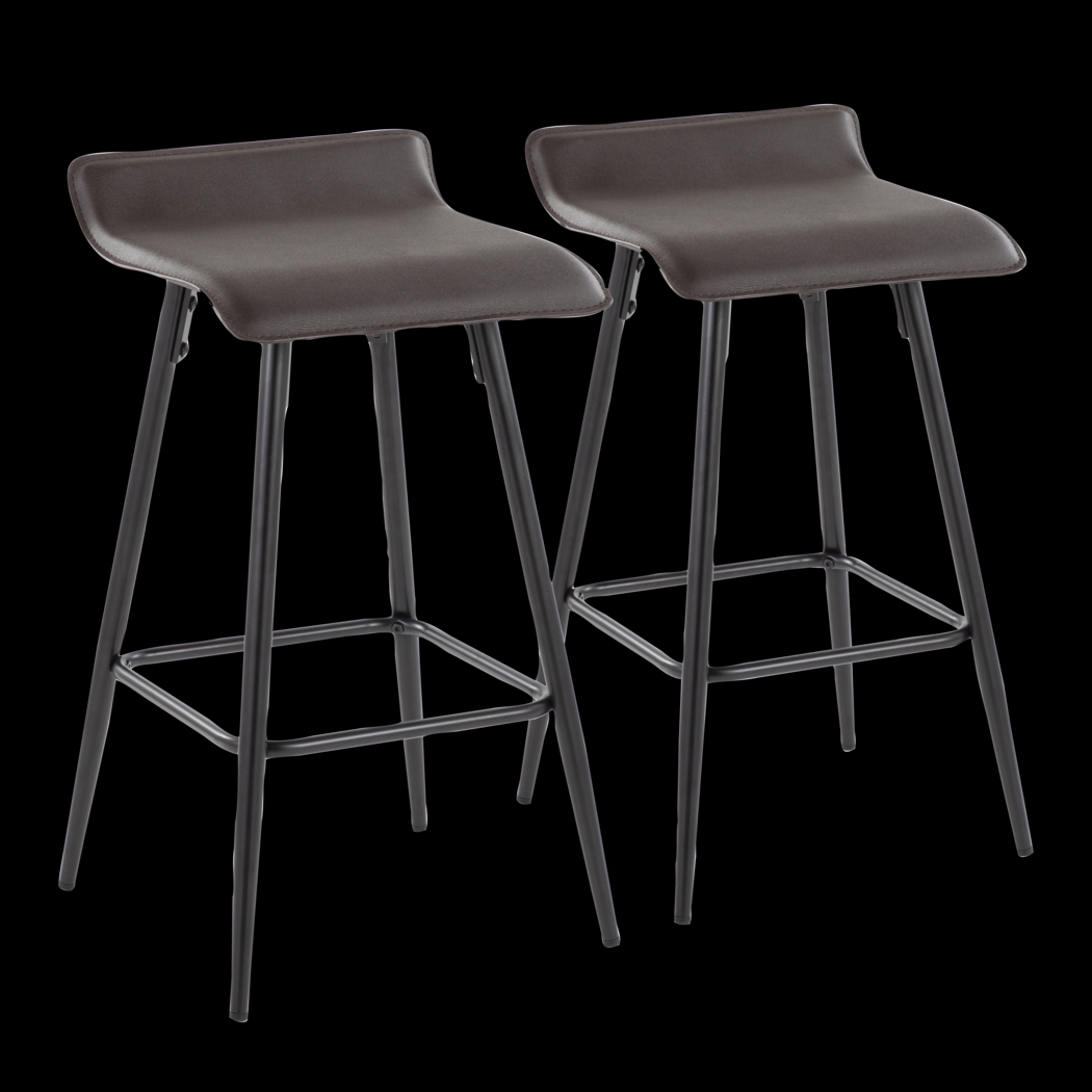 Aliceanna Espresso Counter Height Stool, Set of 2 - Thumbnail - Image 1