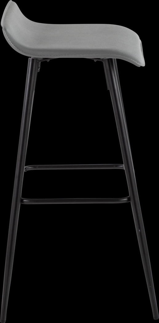 Aliceanna Gray Barstool, Set of 2 - Thumbnail - Image 5