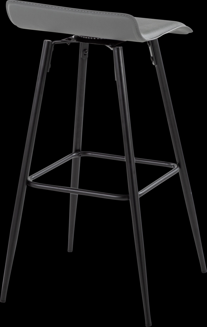 Aliceanna Gray Barstool, Set of 2 - Thumbnail - Image 6