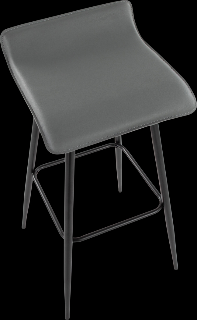 Aliceanna Gray Barstool, Set of 2 - Thumbnail - Image 9