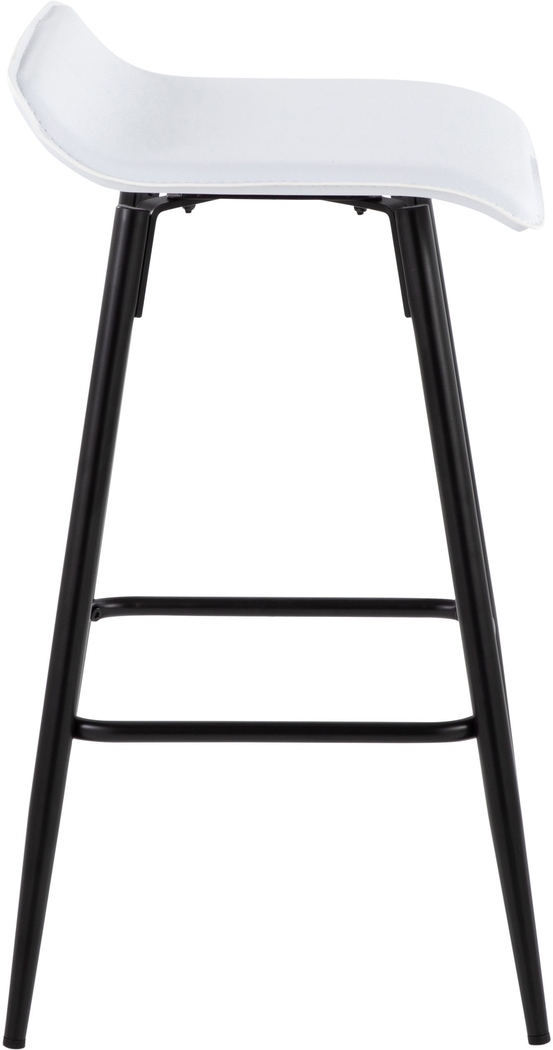 Aliceanna White Counter Height Stool, Set of 2 - Thumbnail - Image 3