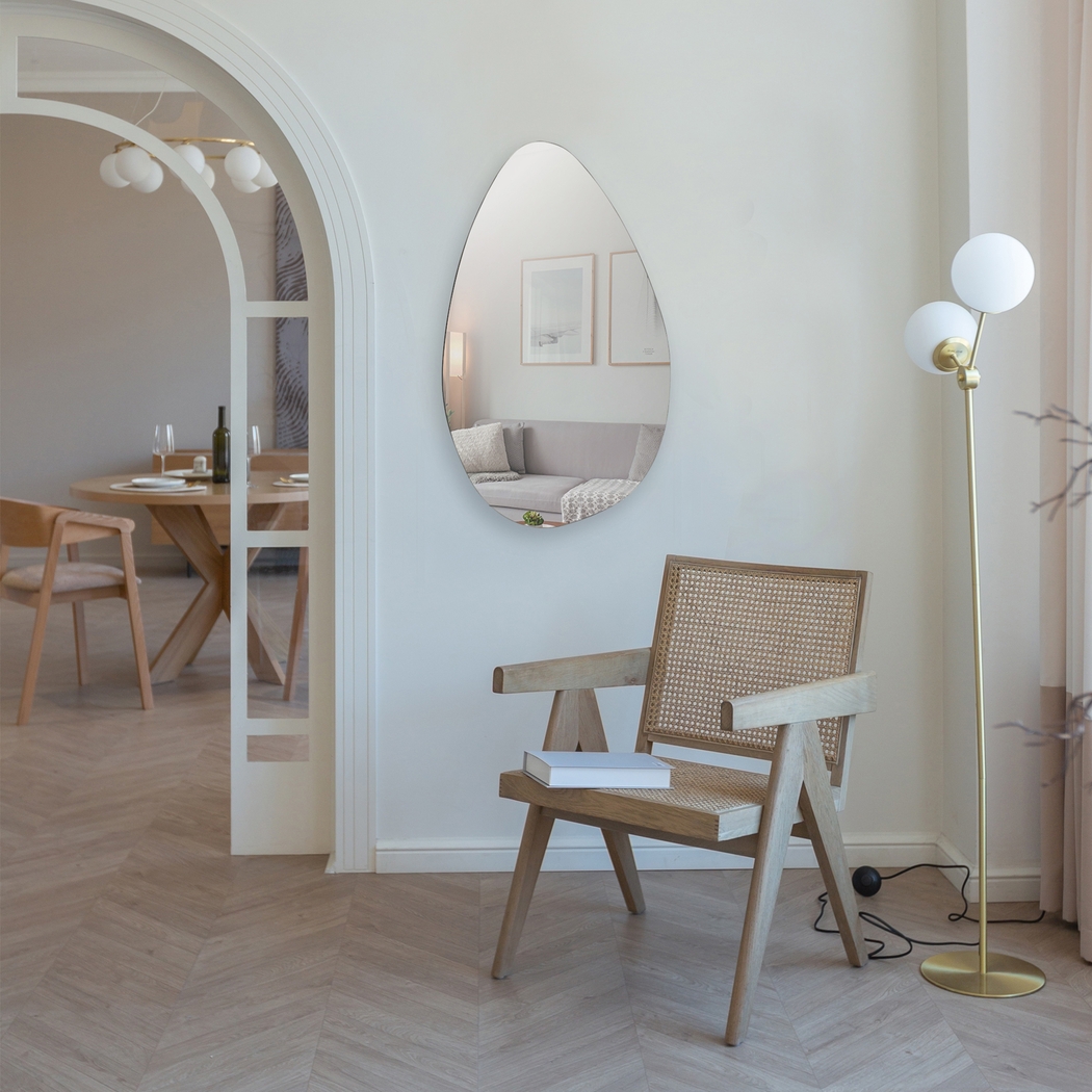 Aliede Black Irregular Wall Mirror - Thumbnail - Image 2