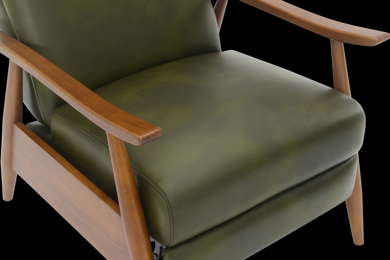 Alieta Green Push Back Recliner - Thumbnail - Image 5