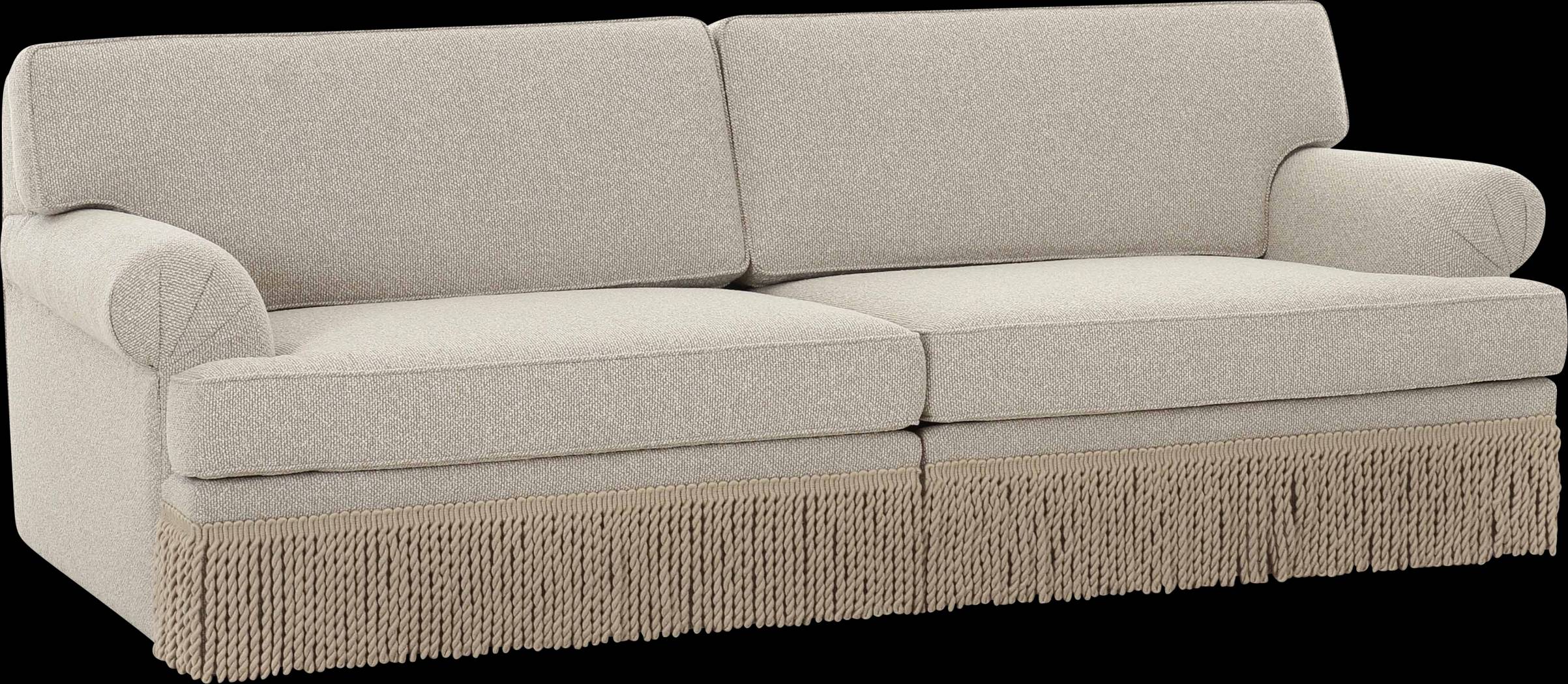 Alifred Cream Sofa - Thumbnail - Image 1