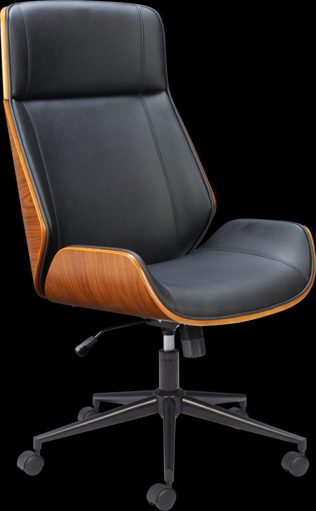 Alik Black Office Chair - Thumbnail - Image 1