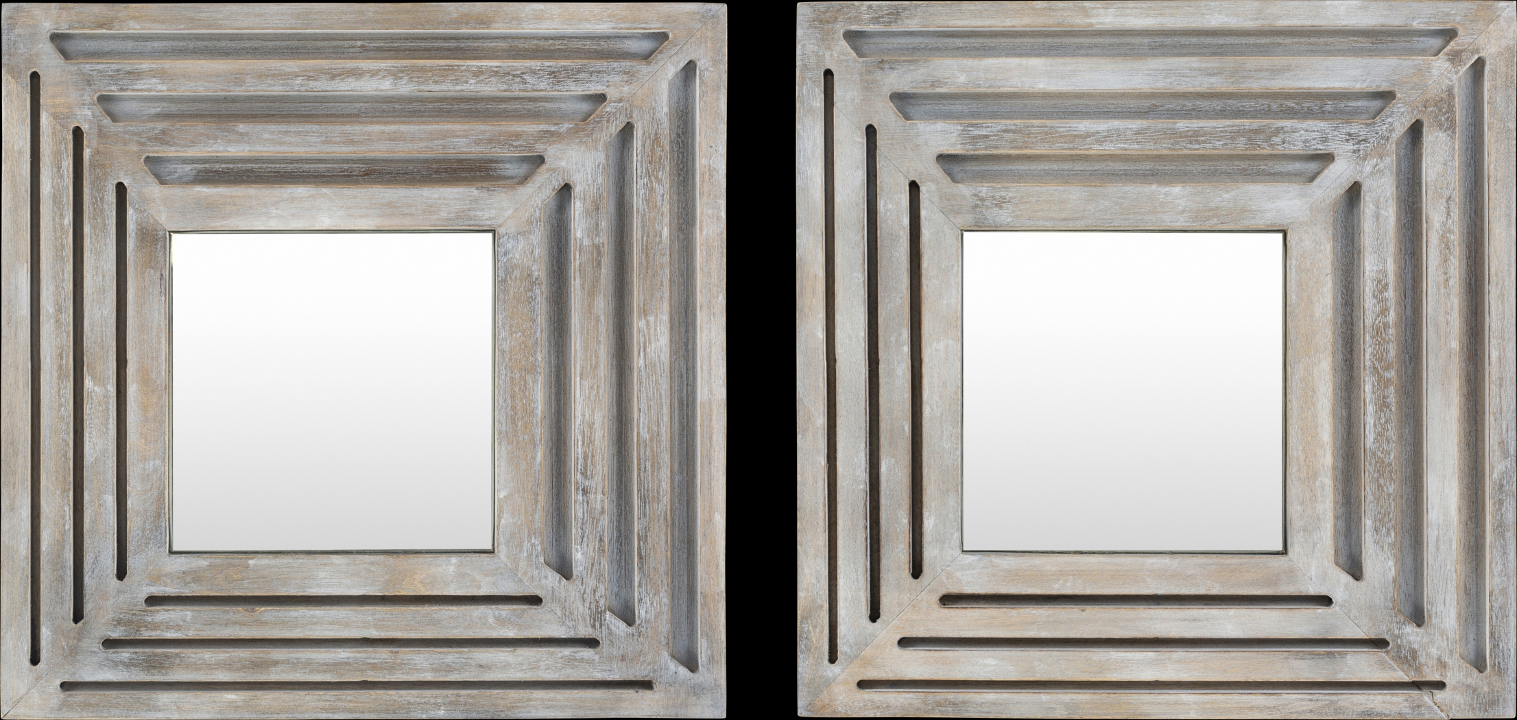 Alishan Gray Mirror, Set of 2 - Thumbnail - Image 1