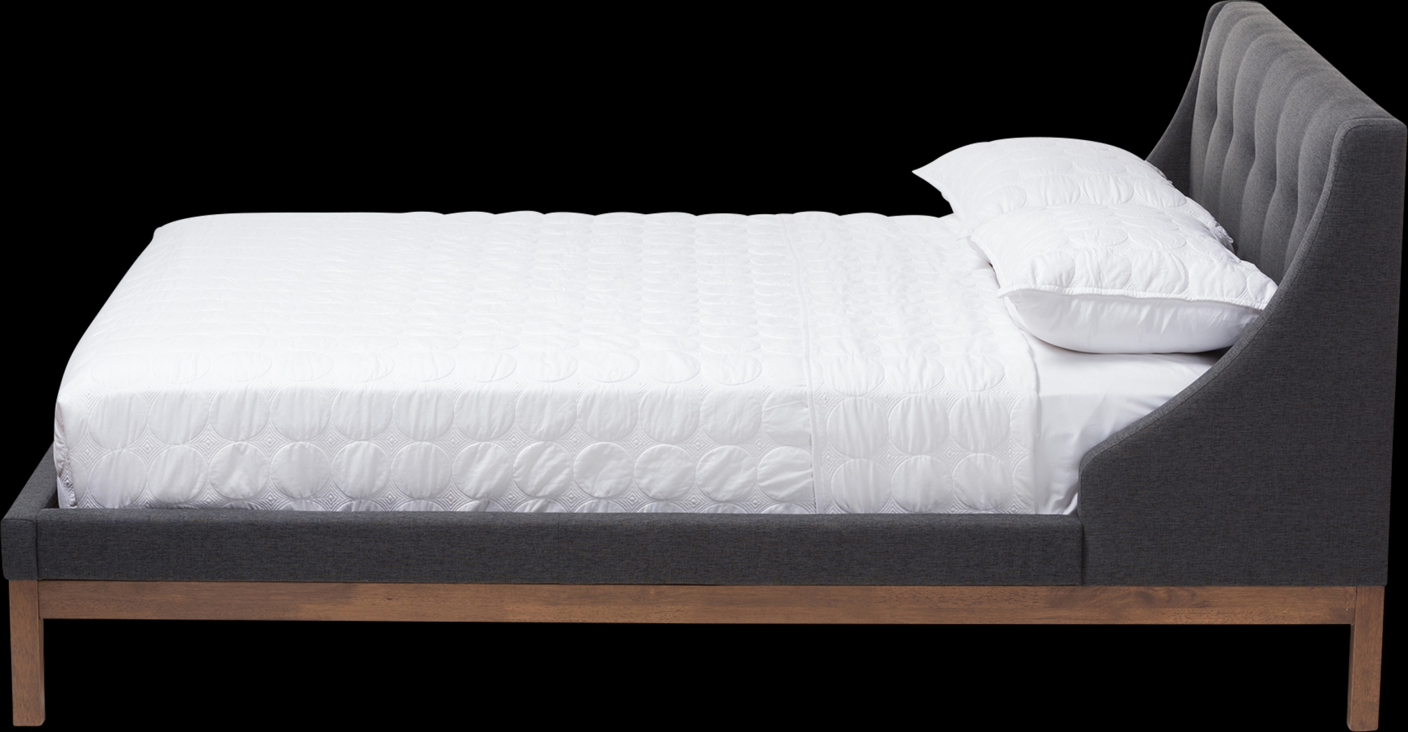 Alissas Dark Gray Full Bed - Thumbnail - Image 3