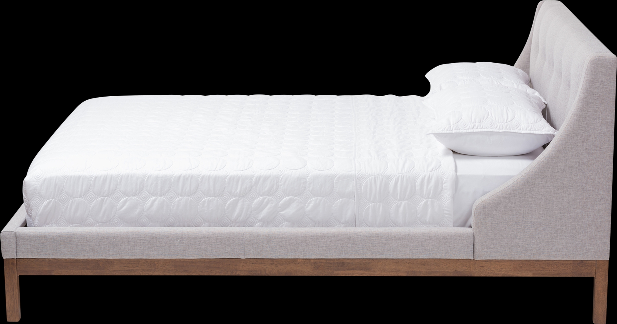 Alissas Gray Full Bed - Thumbnail - Image 3