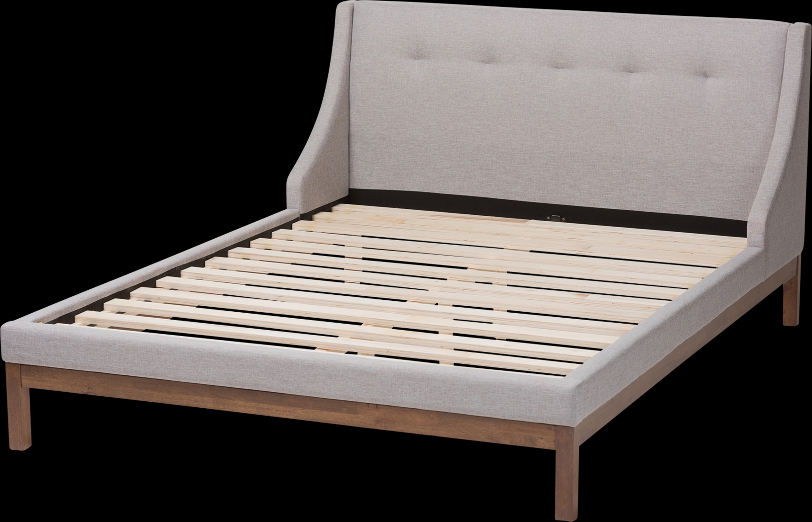 Alissas Gray Queen Bed - Thumbnail - Image 4