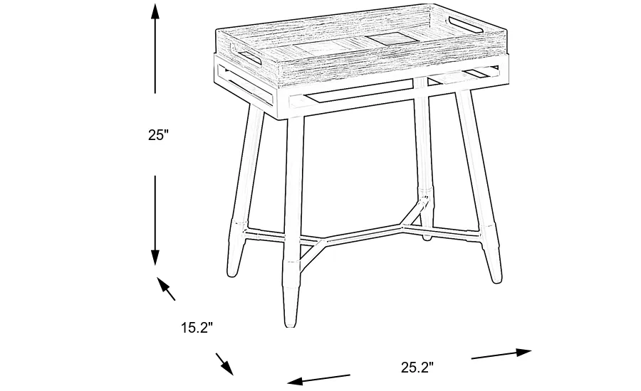Dimension Image. Please refer to the Dimension Tab on this page for dimension details.