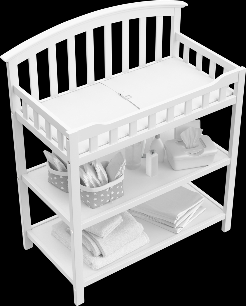 Alistaire White Changing Table - Thumbnail - Image 4